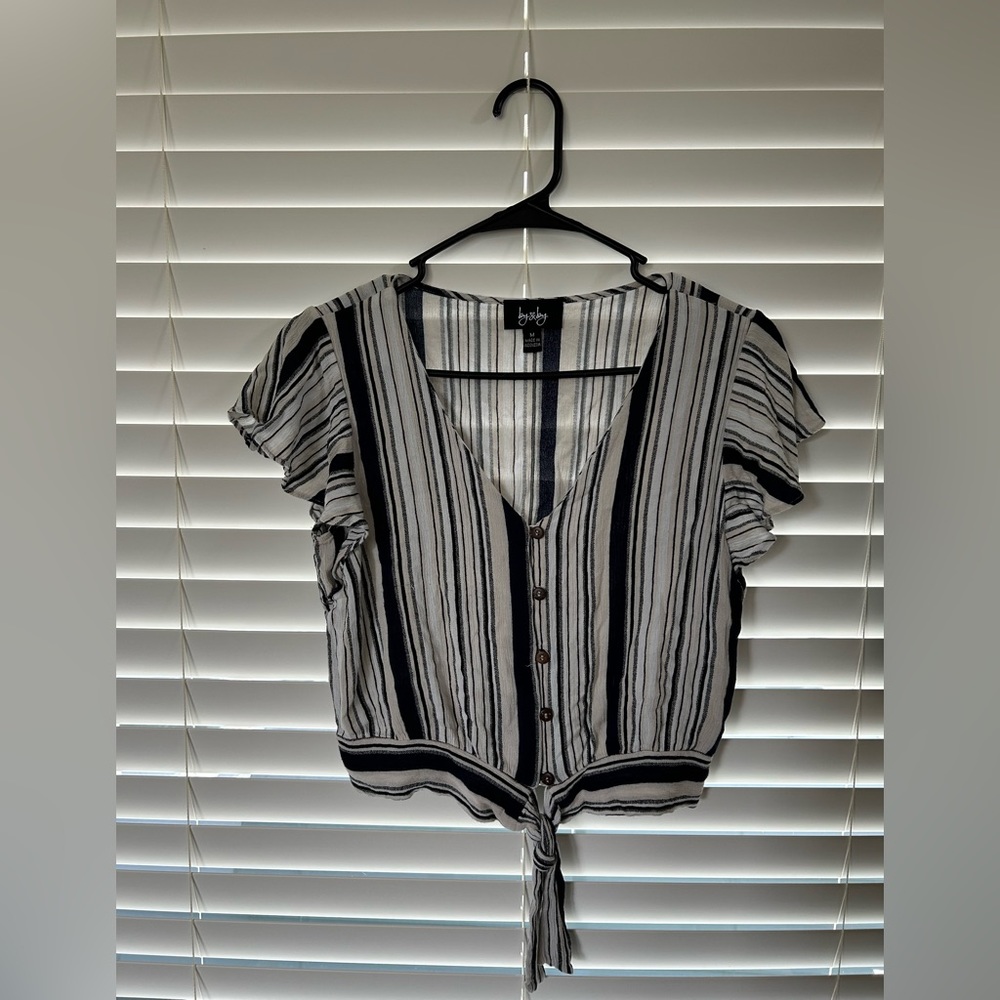 By and By striped camisole.